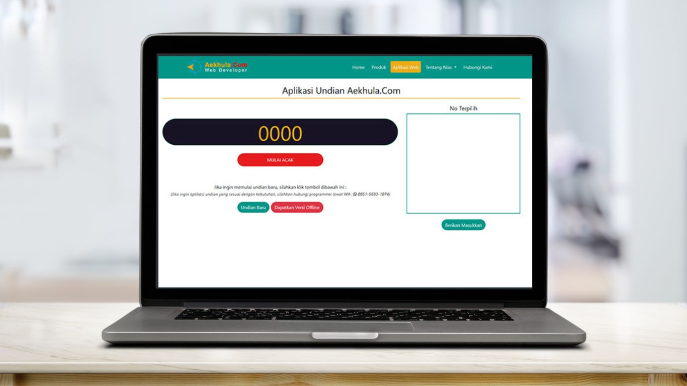 aplikasi undian online gratis, software undian online, aplikasi pengacak online gratis, software pengacak online gratis